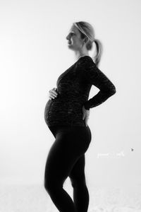 049A7081sw_Babybauch.Silouette